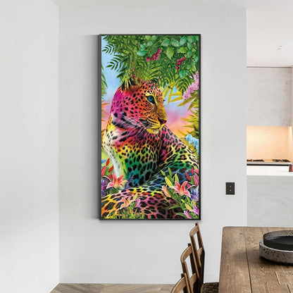 Leopard - Full Round Drill Diamond Painting 40*70CM