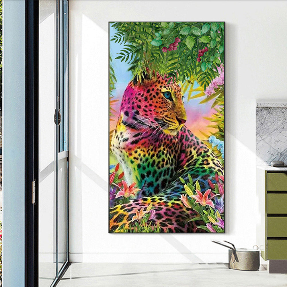 Leopard - Full Round Drill Diamond Painting 40*70CM