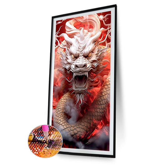 Dragon Roar - Full Round Drill Diamond Painting 45*80CM
