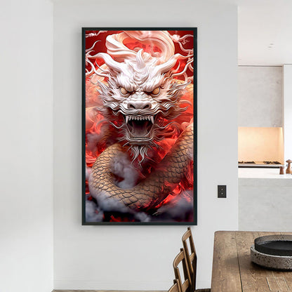 Dragon Roar - Full Round Drill Diamond Painting 45*80CM