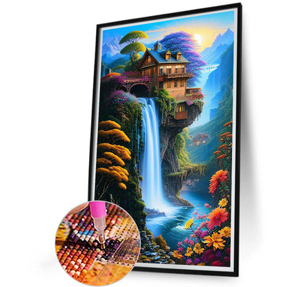 Mountains And Rivers - Full Square Drill Diamond Painting 40*65CM