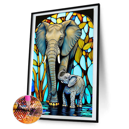 Elephant - Full Round Drill Diamond Painting 70*100CM