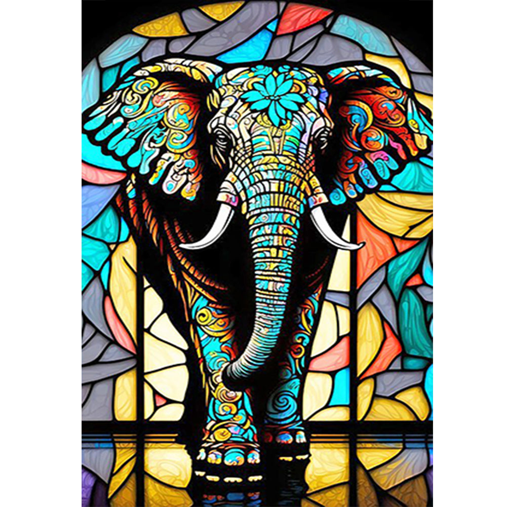 Elephant - Full Round Drill Diamond Painting 70*100CM