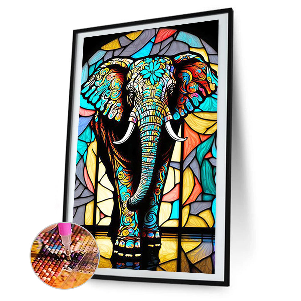 Elephant - Full Round Drill Diamond Painting 70*100CM