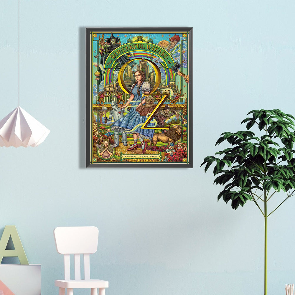 Wizard Of Oz Poster - Full Round Drill Diamond Painting 40*60CM