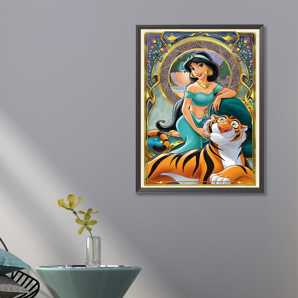 Princess Jasmine - Full Round Drill Diamond Painting 40*60CM