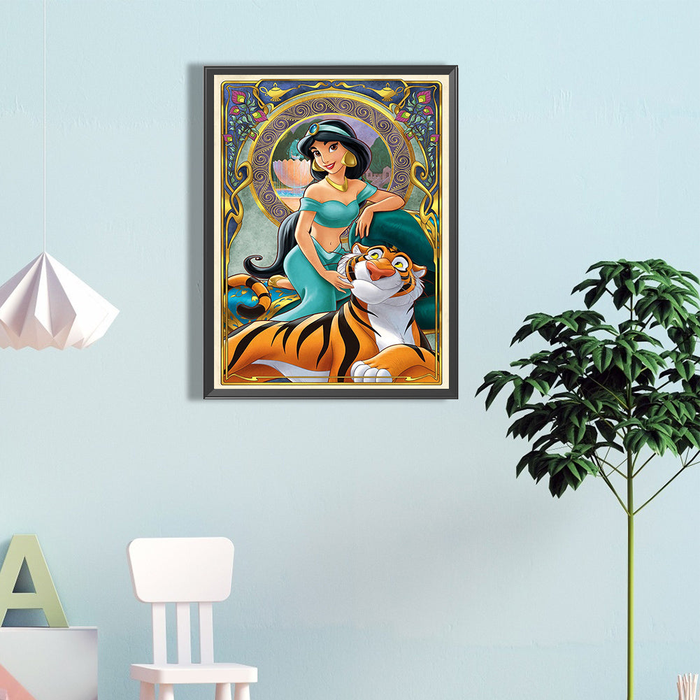 Princess Jasmine - Full Round Drill Diamond Painting 40*60CM