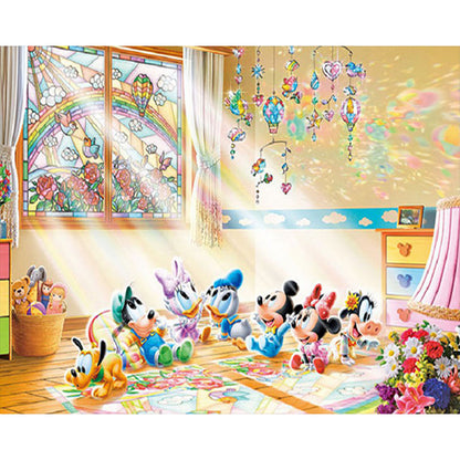 Disney Family Portrait - Full Round Drill Diamond Painting 80*60CM