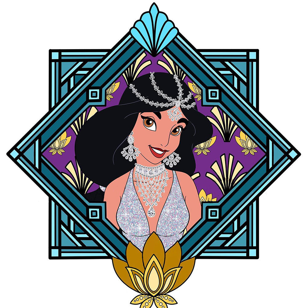 Princess Jasmine - Full Round Drill Diamond Painting 40*40CM
