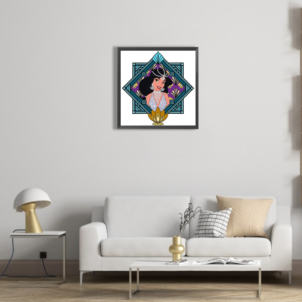 Princess Jasmine - Full Round Drill Diamond Painting 40*40CM