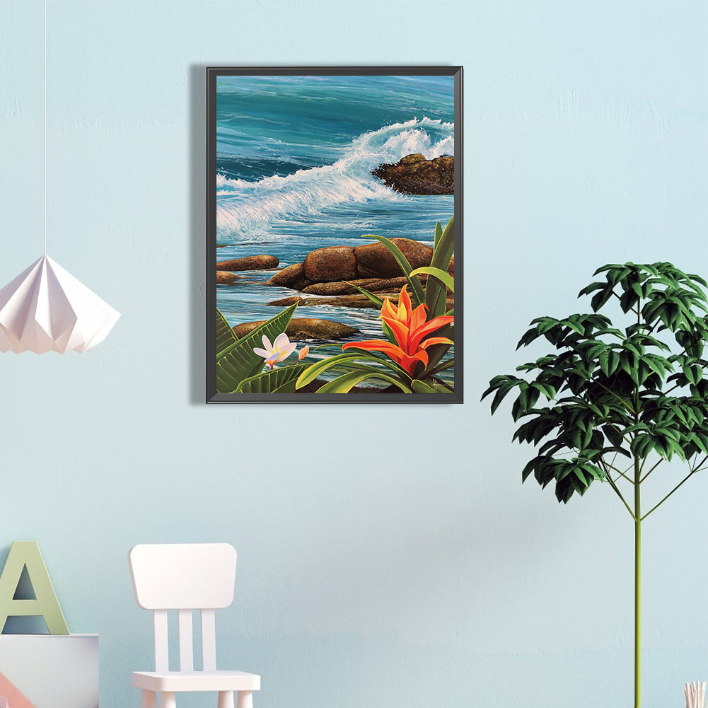 The Waves - Full Round Drill Diamond Painting 40*60CM