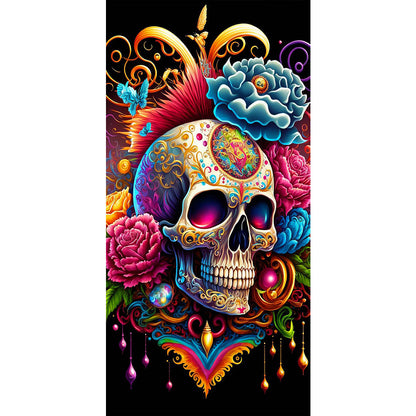 Skeleton - Full Round Drill Diamond Painting 40*80CM