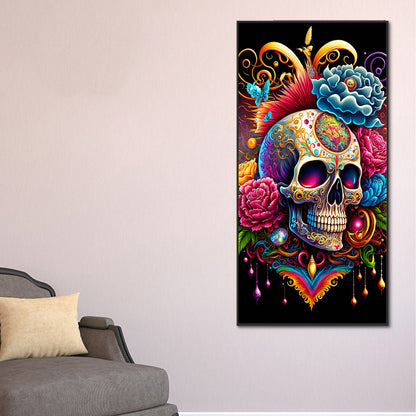 Skeleton - Full Round Drill Diamond Painting 40*80CM