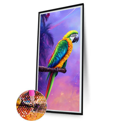 Parrot - Full Round Drill Diamond Painting 40*80CM