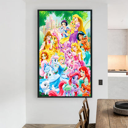 Disney Princess - Full Round Drill Diamond Painting 60*100CM