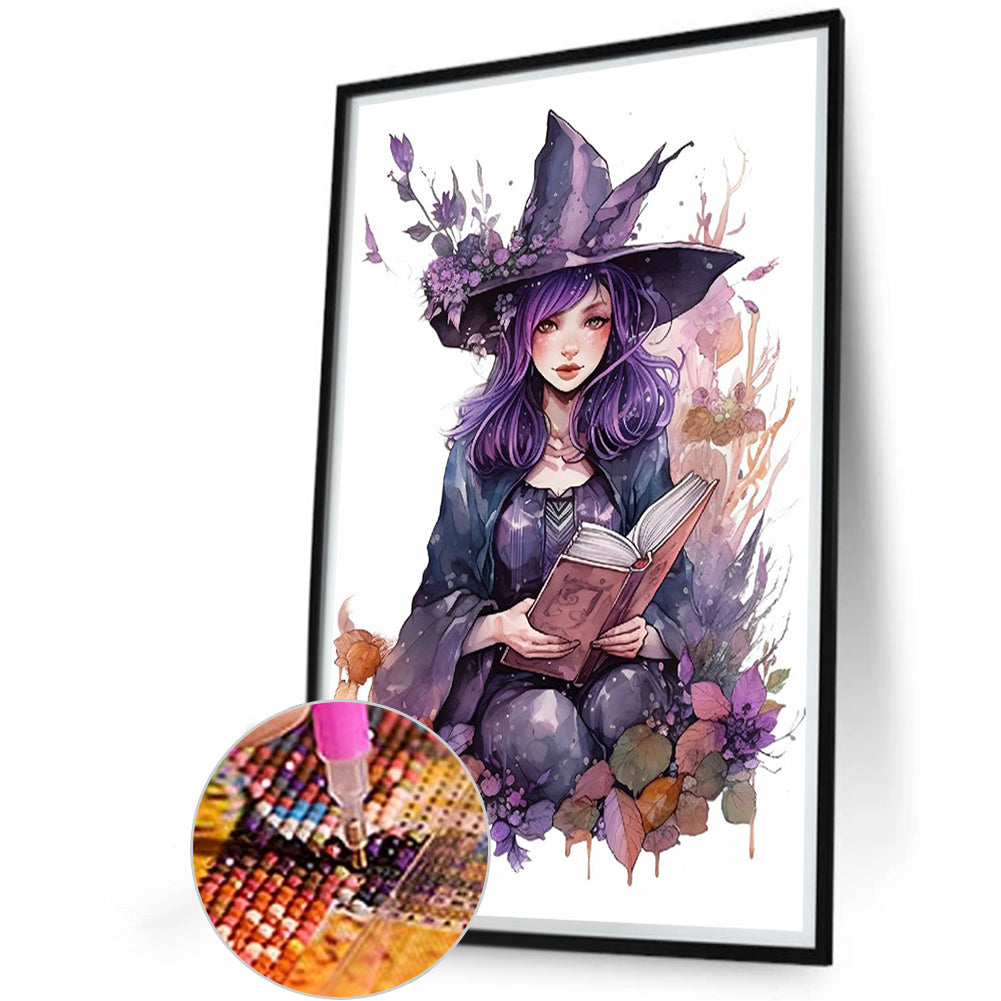 Miko Reading - Full Round Drill Diamond Painting 40*60CM