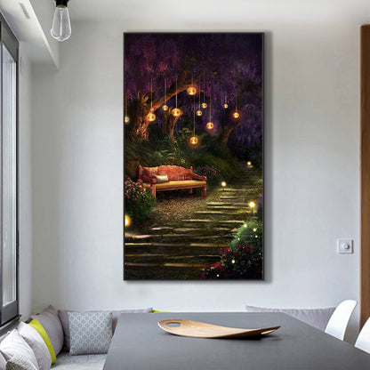 Quiet Path - Full Round Drill Diamond Painting 45*80CM