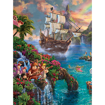 Elf Seaside - Full Round Drill Diamond Painting 30*40CM