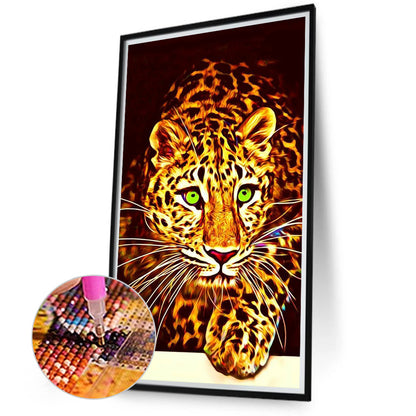 Leopard - Full Round Drill Diamond Painting 40*70CM