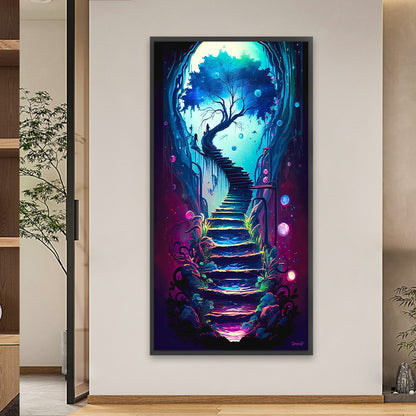 Mountain Ladder - Full Square Drill Diamond Painting 40*80CM