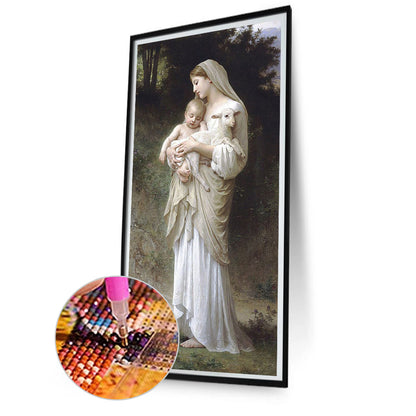 Virgin Mary - Full Square Drill Diamond Painting 40*80CM