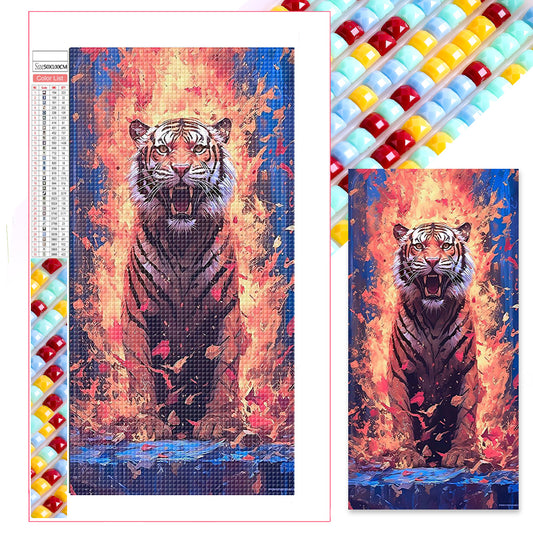 Tiger - Full Square Drill Diamond Painting 50x100CM