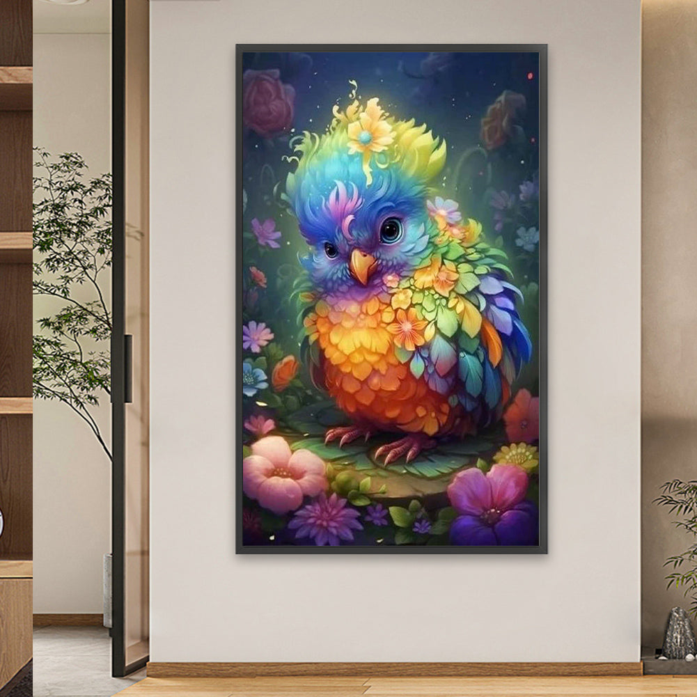 Colorful Bird - Full Square Drill Diamond Painting 60x100CM