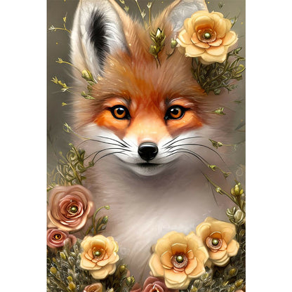 Fox - Full Round Drill Diamond Painting 50*70CM