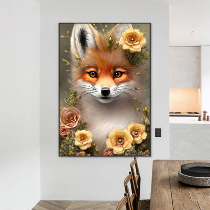 Fox - Full Round Drill Diamond Painting 50*70CM