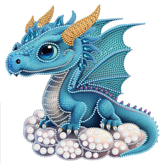 Baby Dragon - Special Shaped Drill Diamond Painting 30*30CM
