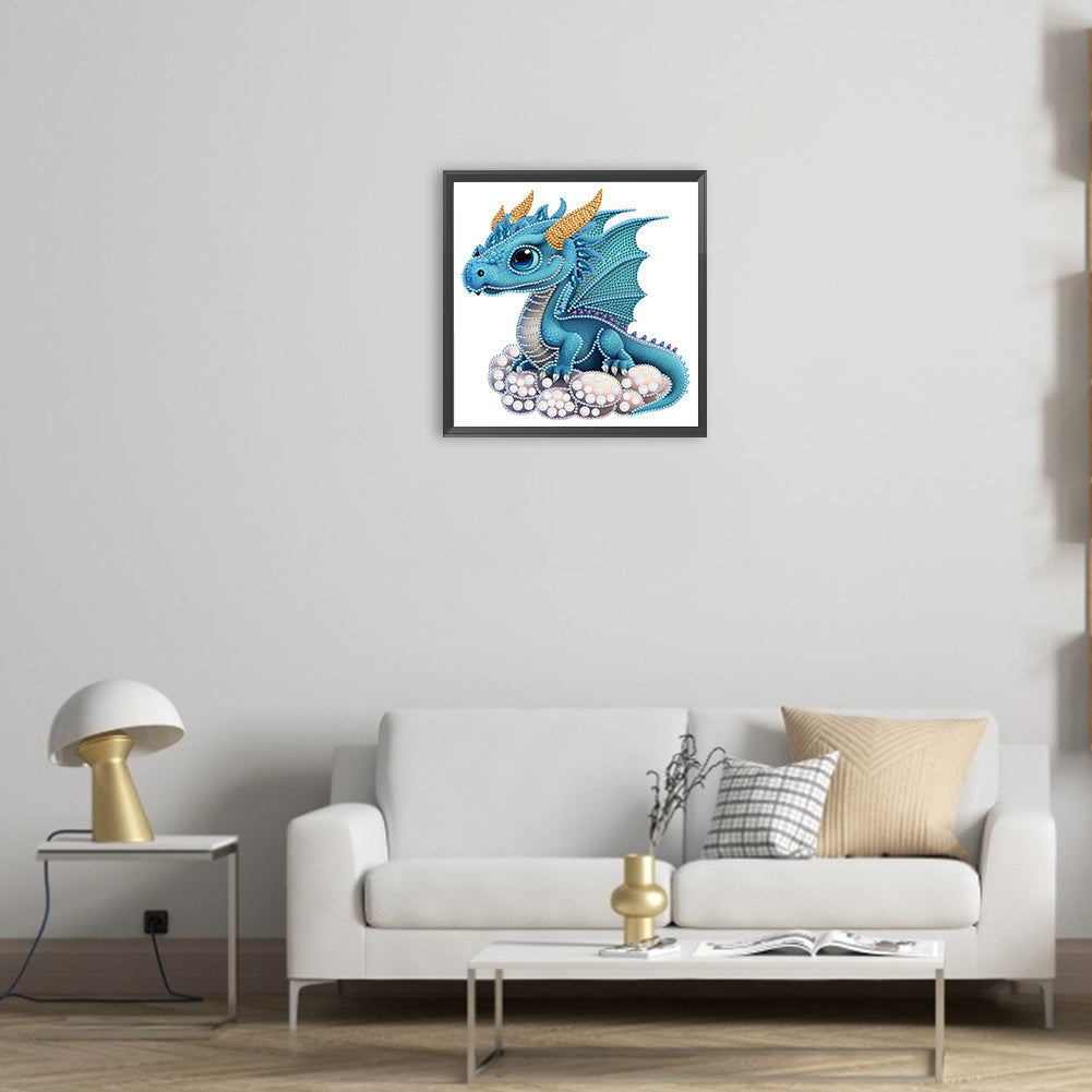 Baby Dragon - Special Shaped Drill Diamond Painting 30*30CM