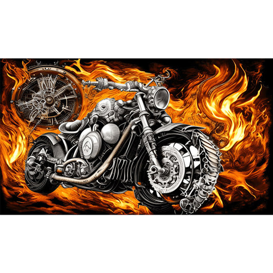 Hot Motorcycle - Full Round Drill Diamond Painting 70*45CM