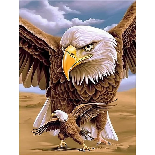 Eagle - Full Round Drill Diamond Painting 30*40CM