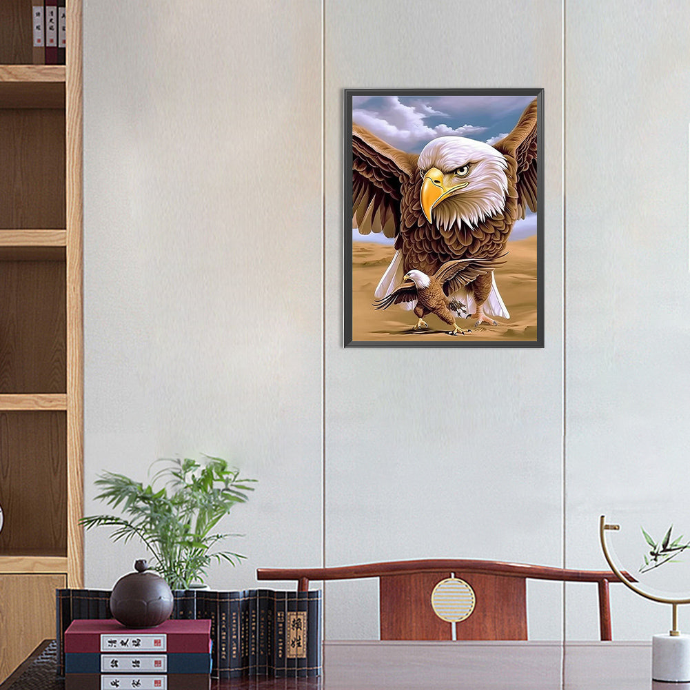Eagle - Full Round Drill Diamond Painting 30*40CM