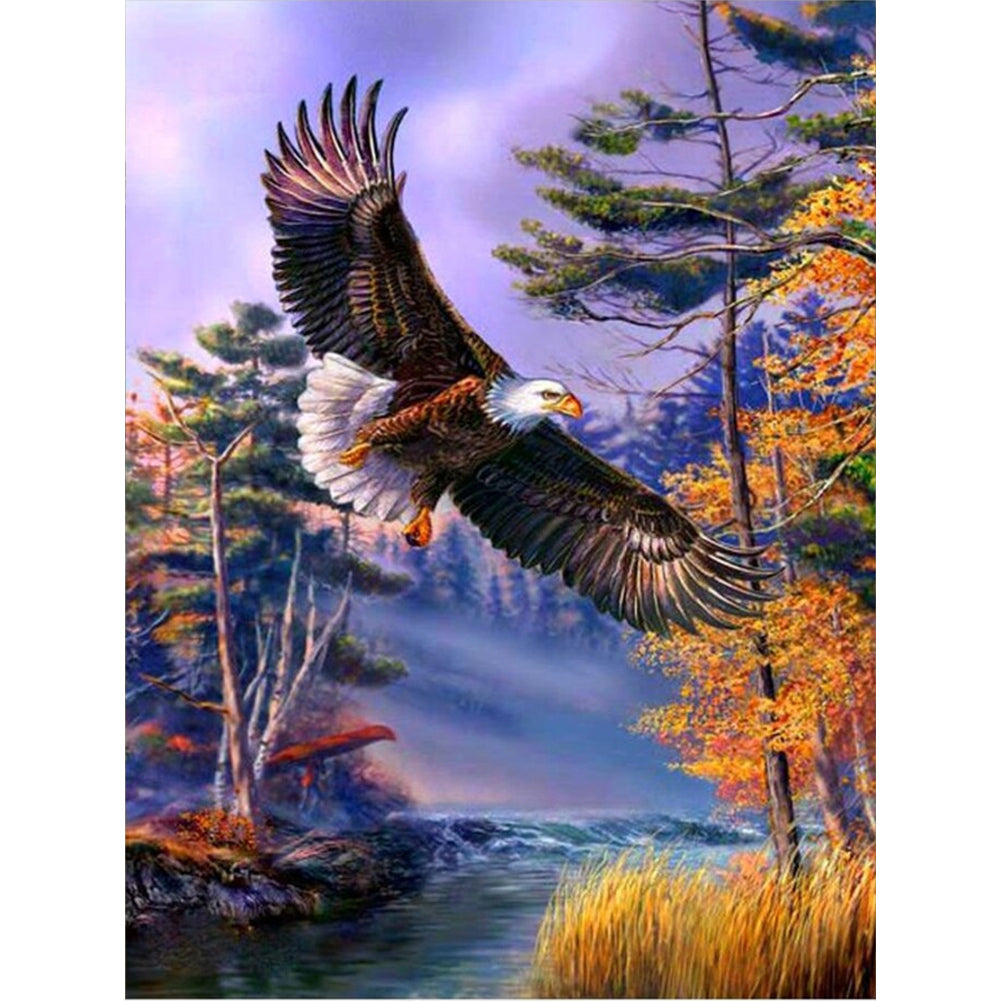 Eagle - Full Round Drill Diamond Painting 30*40CM