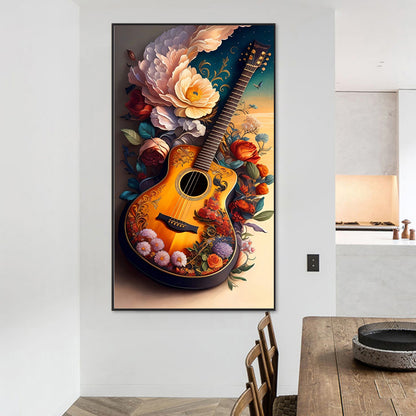 Guitar - Full Round Drill Diamond Painting 45*80CM