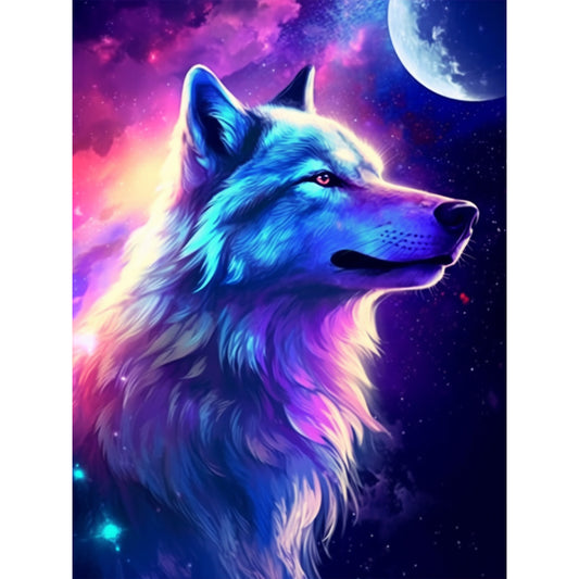 Wolf - Full Round Drill Diamond Painting 30*40CM