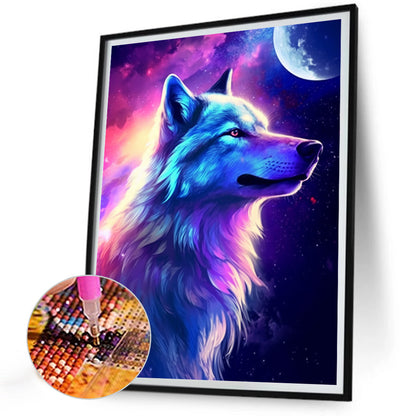 Wolf - Full Round Drill Diamond Painting 30*40CM