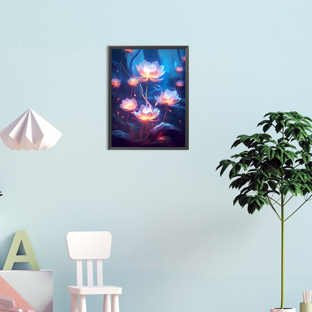 Colorful Flowers - Full Round Drill Diamond Painting 30*40CM