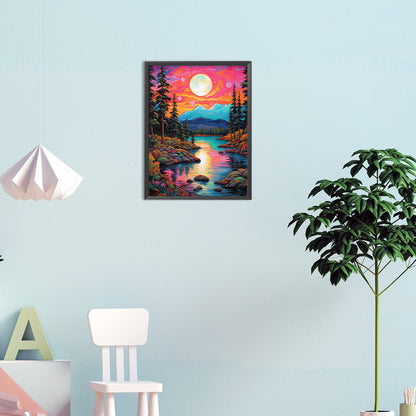 Sunset Sunset - Full Round Drill Diamond Painting 30*40CM
