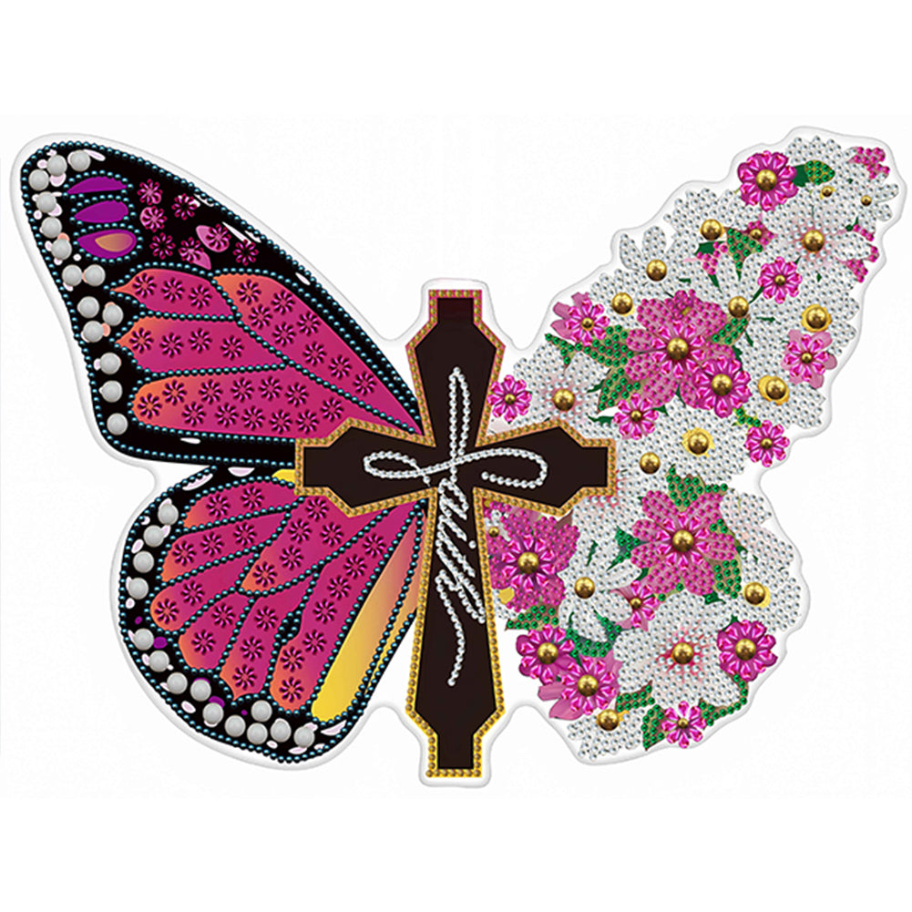 Beautiful Pansies - Special Shaped Drill Diamond Painting 40*30CM