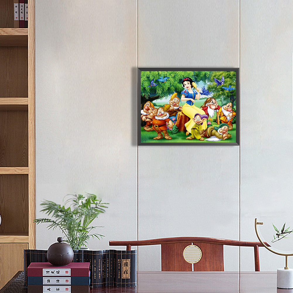 Dwarf - Full Round Drill Diamond Painting 40*30CM