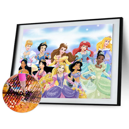 Princess Collection - Full Round Drill Diamond Painting 40*30CM