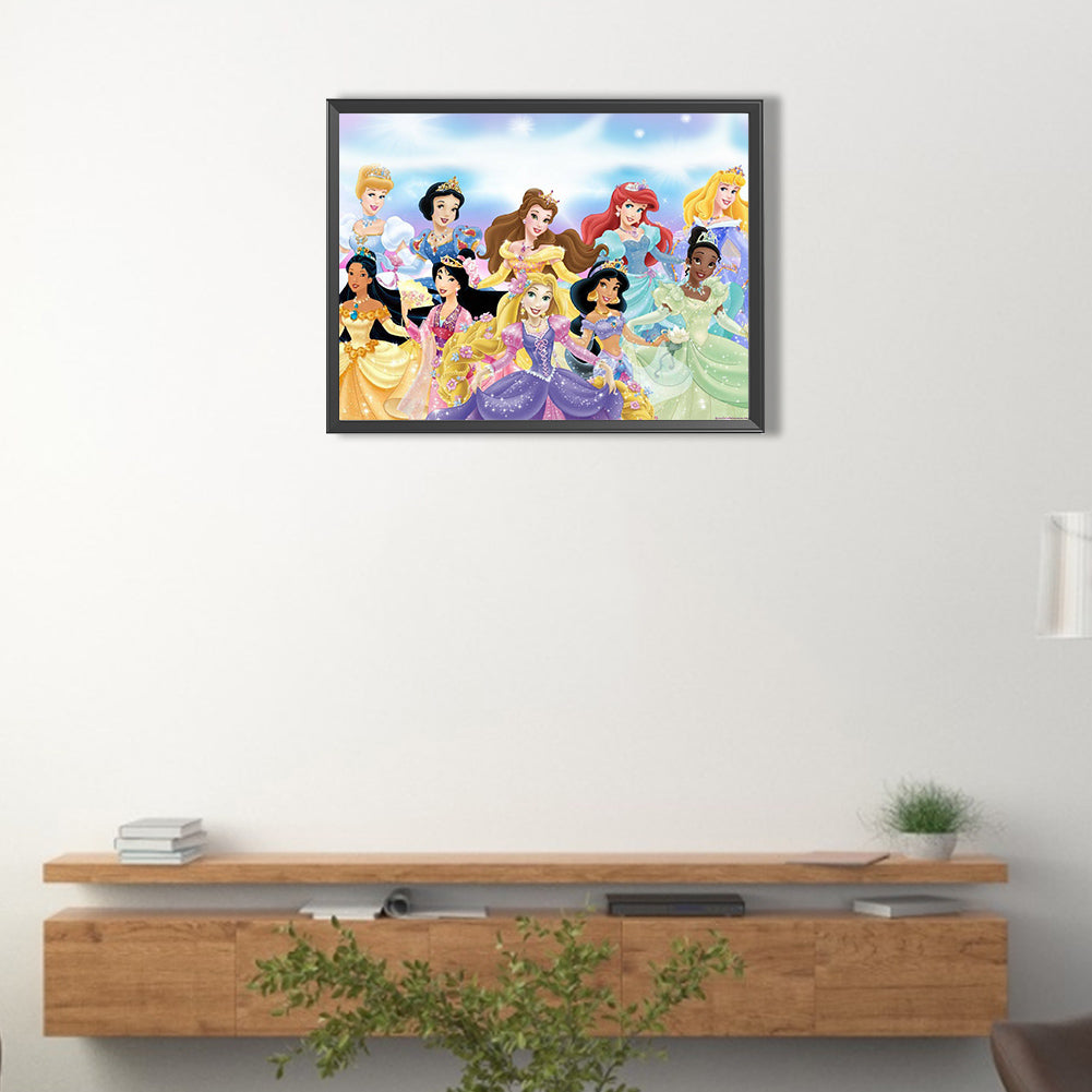 Princess Collection - Full Round Drill Diamond Painting 40*30CM