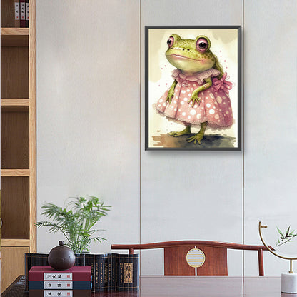 Frog - Full Round Drill Diamond Painting 30*40CM