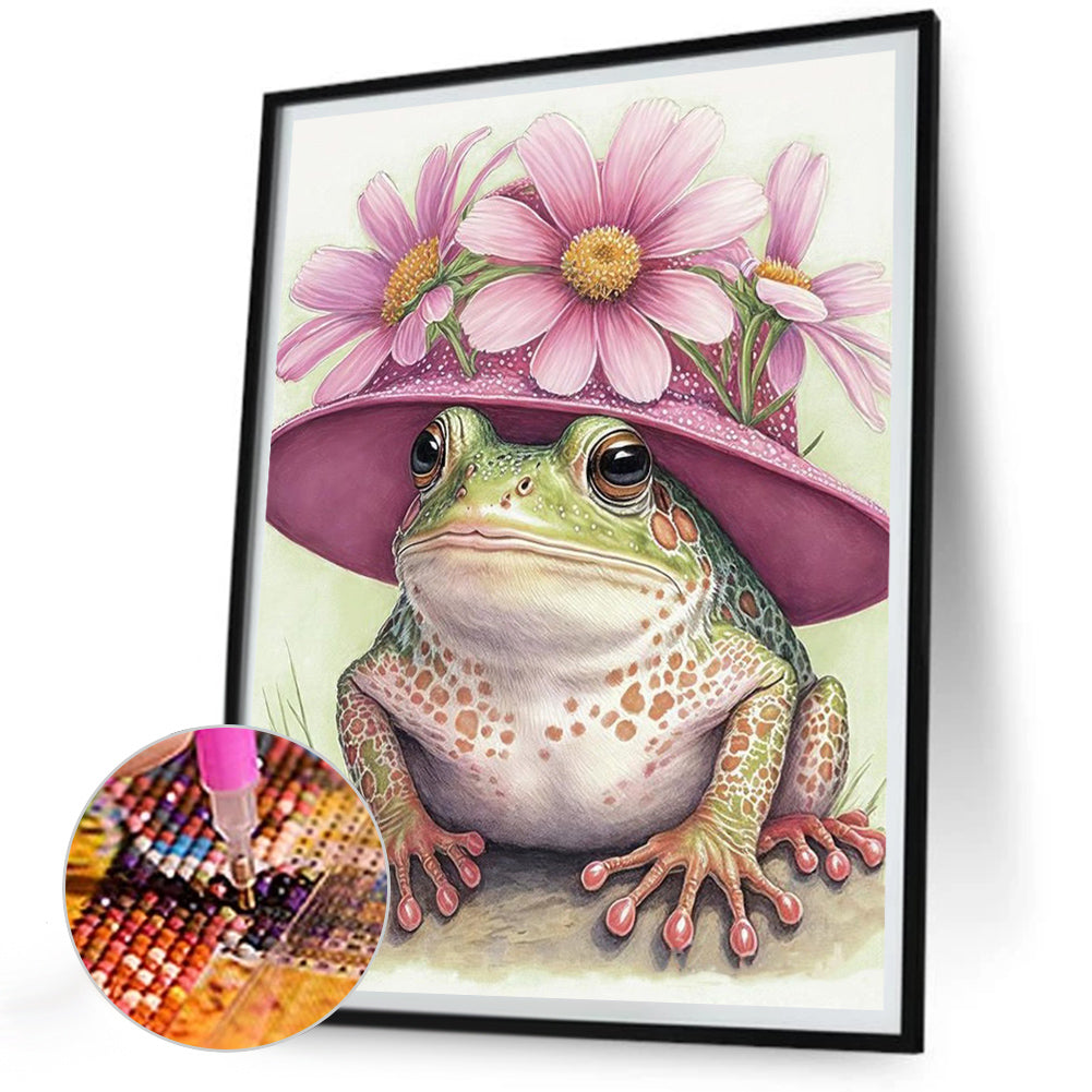 Frog - Full Round Drill Diamond Painting 30*40CM