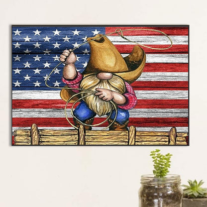 Cowboy Gnome - Full Square Drill Diamond Painting 30*20CM