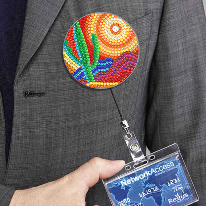 Cute Badge Clip Cartoon ID Card Holders Owl Badge Holder for Office Doctor Nurse