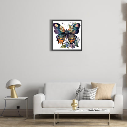Butterfly - Full Square Drill Diamond Painting 30*30CM