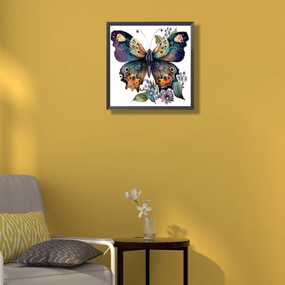 Butterfly - Full Square Drill Diamond Painting 30*30CM